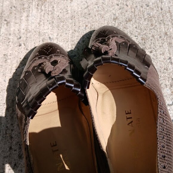 Vintage Brunate Bostonian Loafers in Dark Brown Italian Leather - Picture 7 of 15